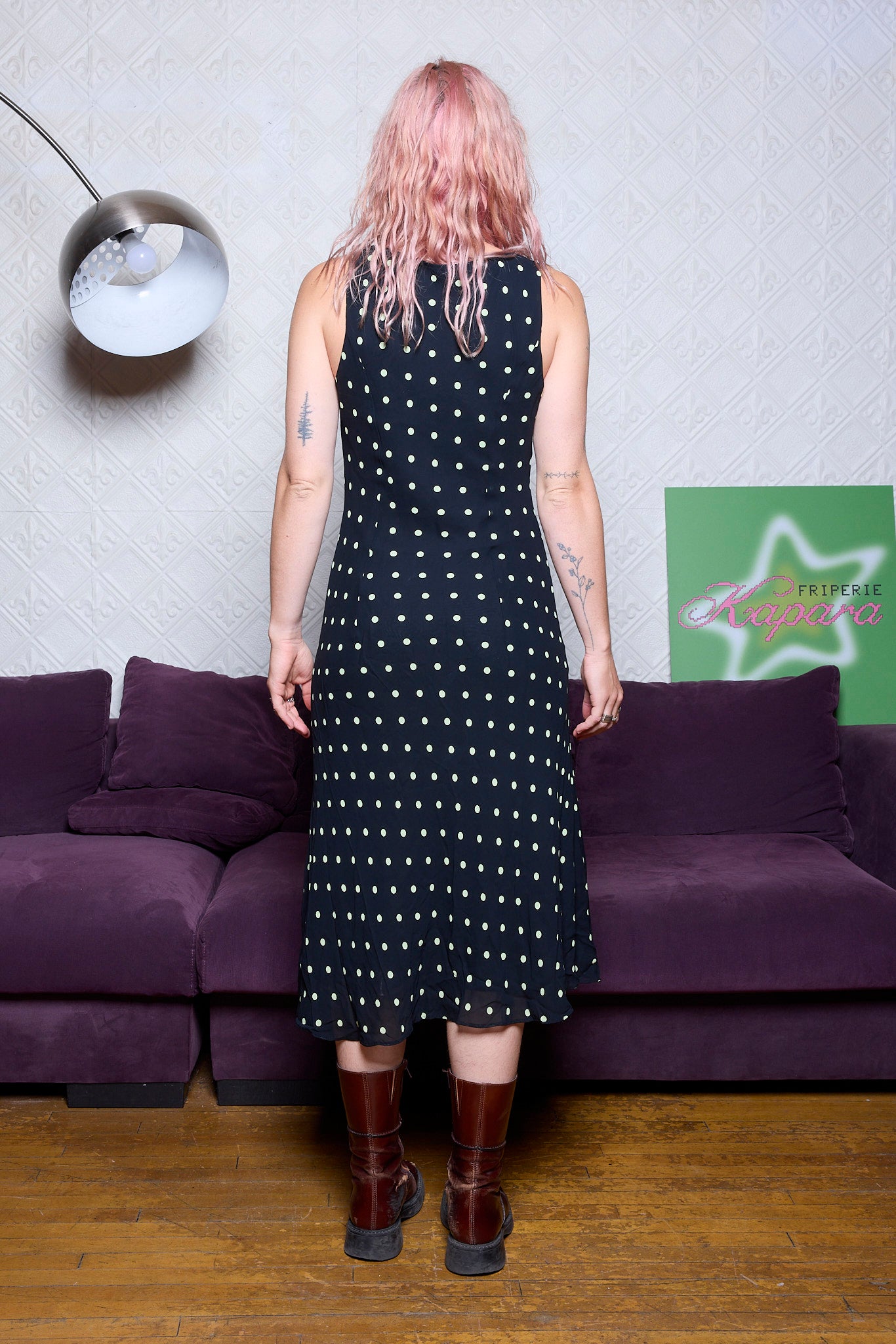 ROBE POLKA DOT JOSEPH RIBKOFF