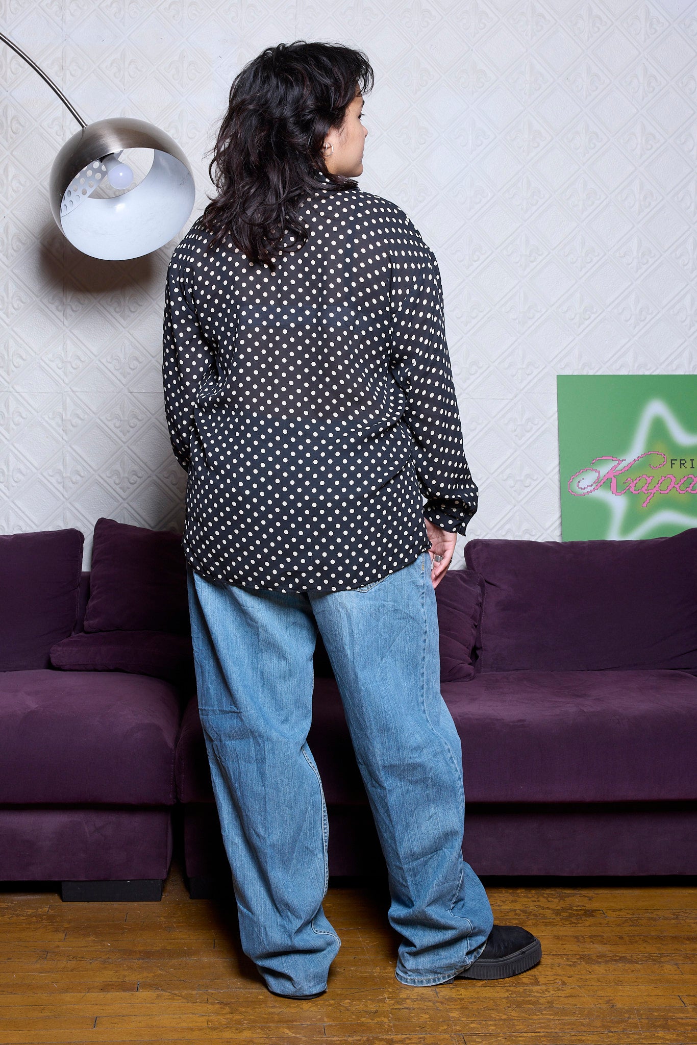BLOUSE POLKA DOT VINTAGE - XXVI