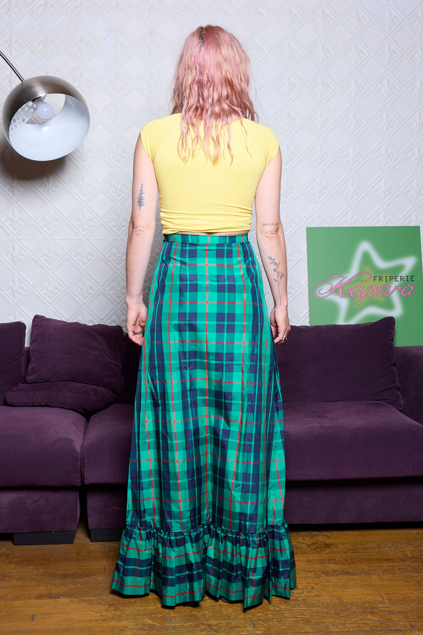 LONGUE JUPE KILT