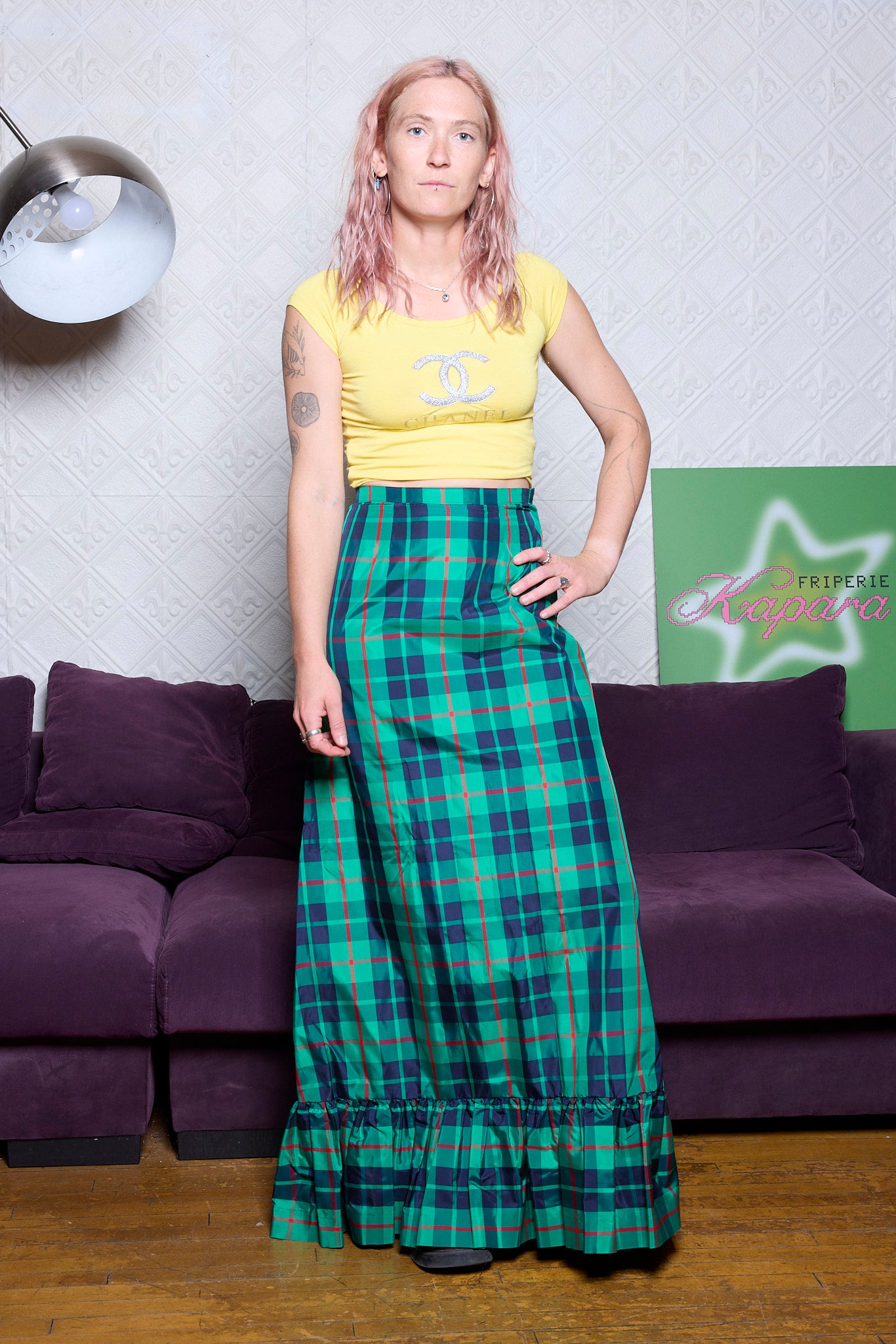 LONGUE JUPE KILT