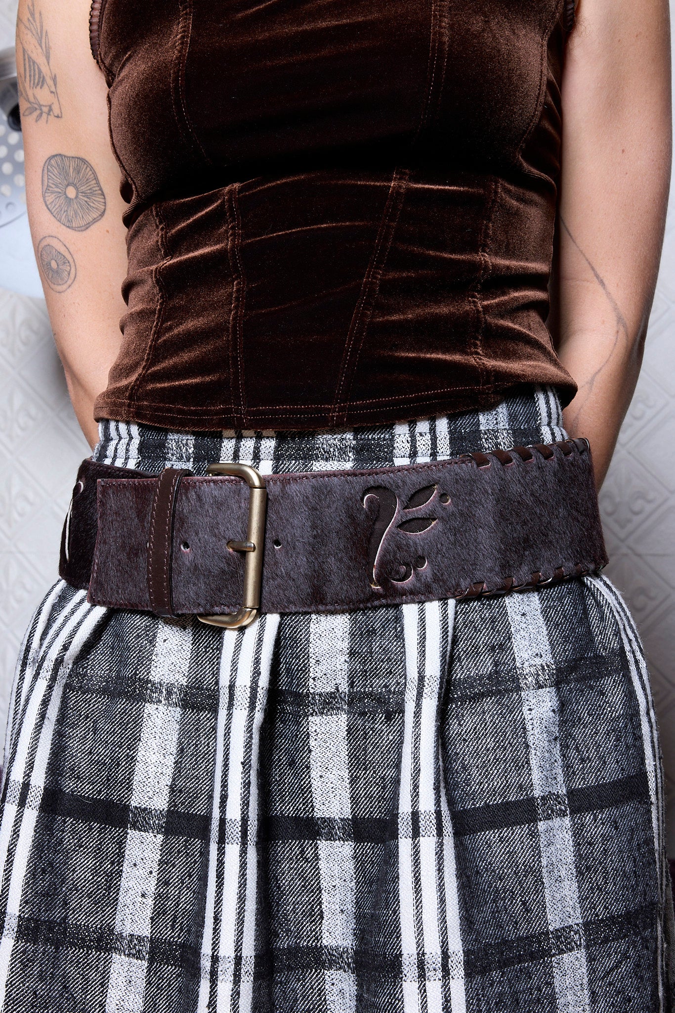 CEINTURE FOURRURE HUGO BOSS