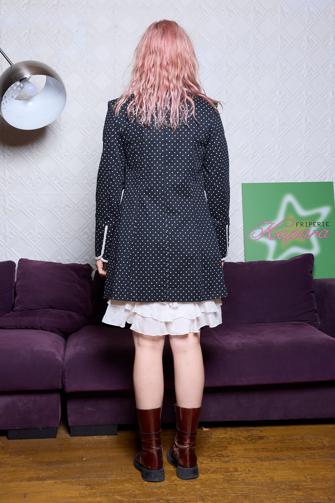 TRENCH COAT POLKA DOT TWIK SIMONS