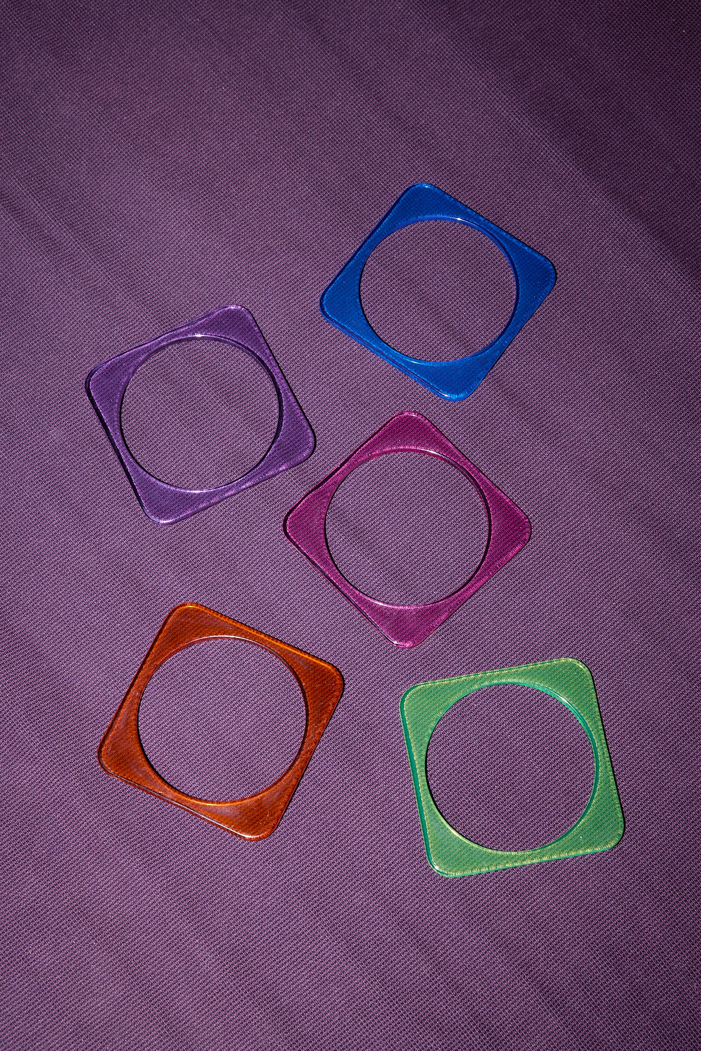LOT 5 BANGLES COLORÉS (5 MCX)