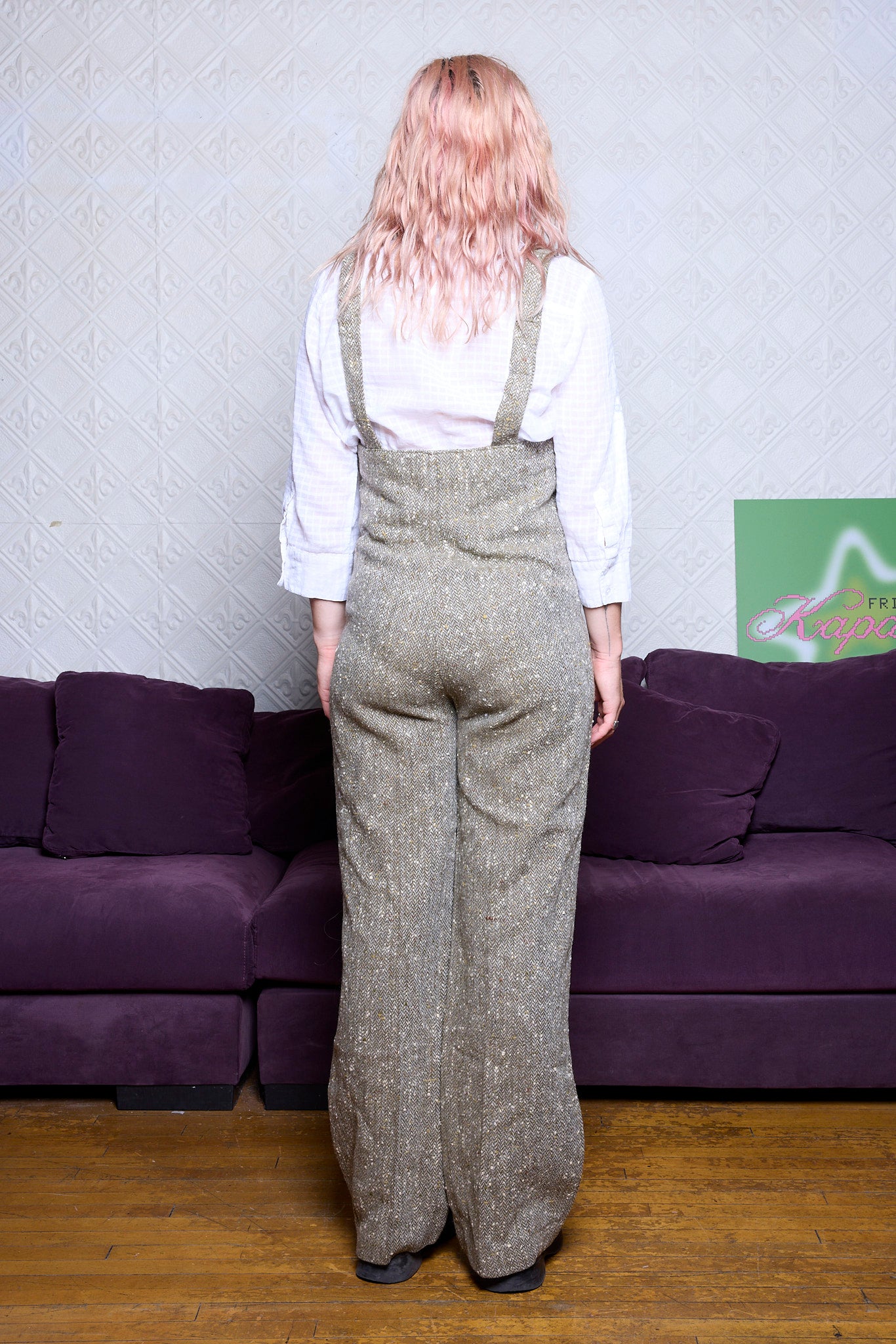 SALOPETTE EN LAINE VINTAGE