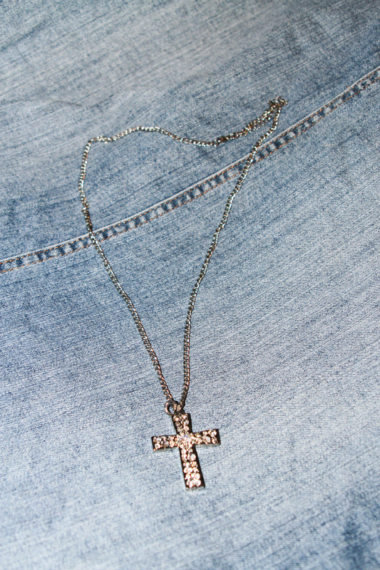 COLLIER CROIX BLING