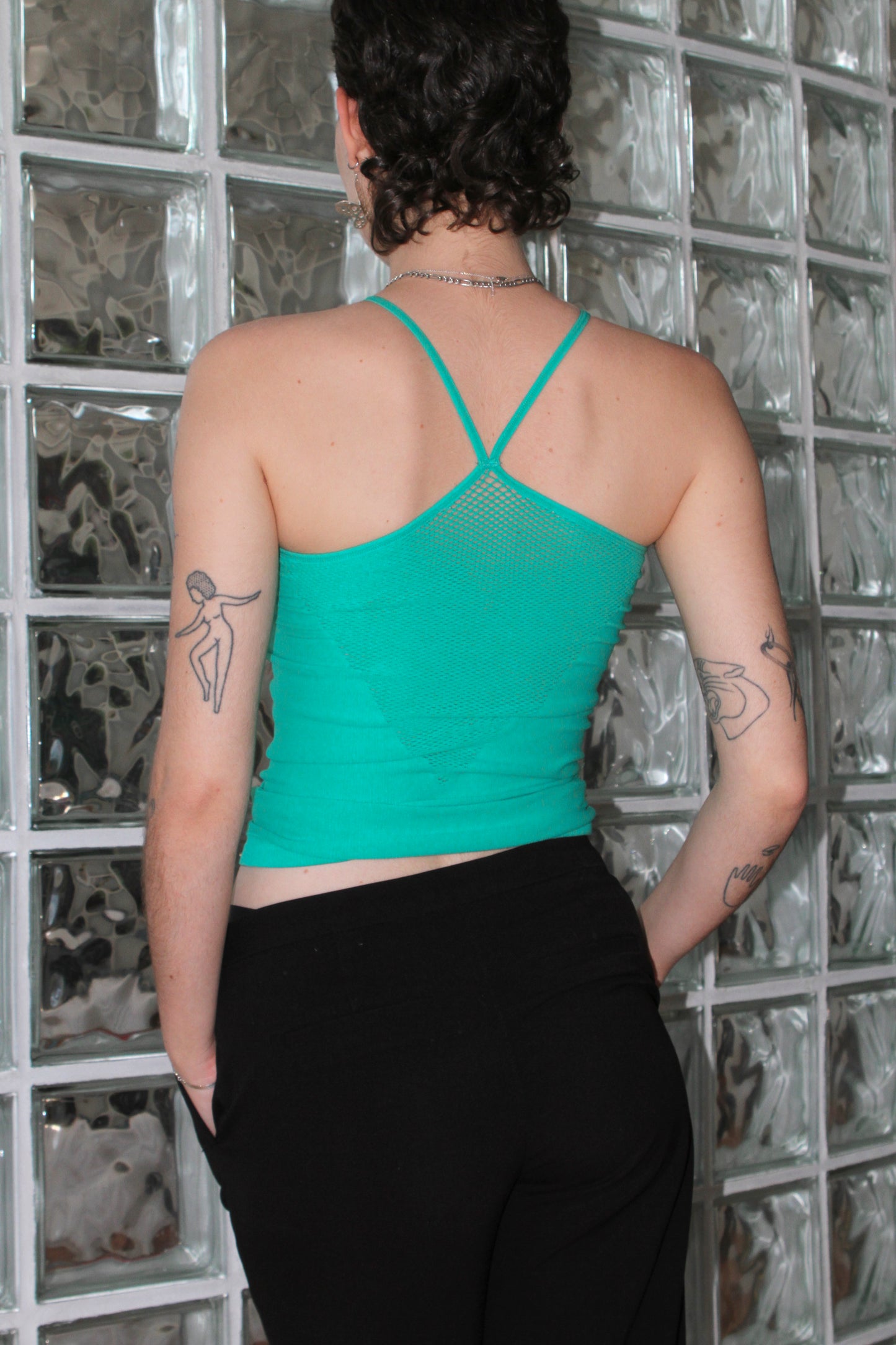 TOP TURQUOISE MESH