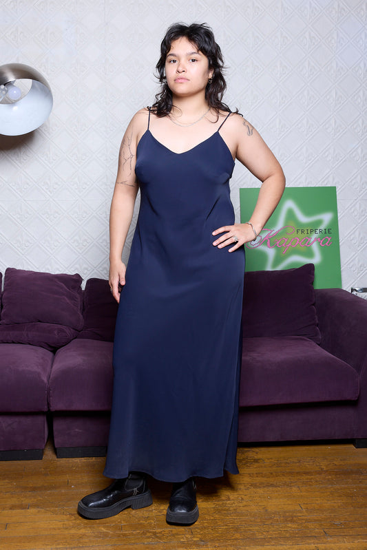 ROBE BLEU MARINE JOSEPH RIBKOFF