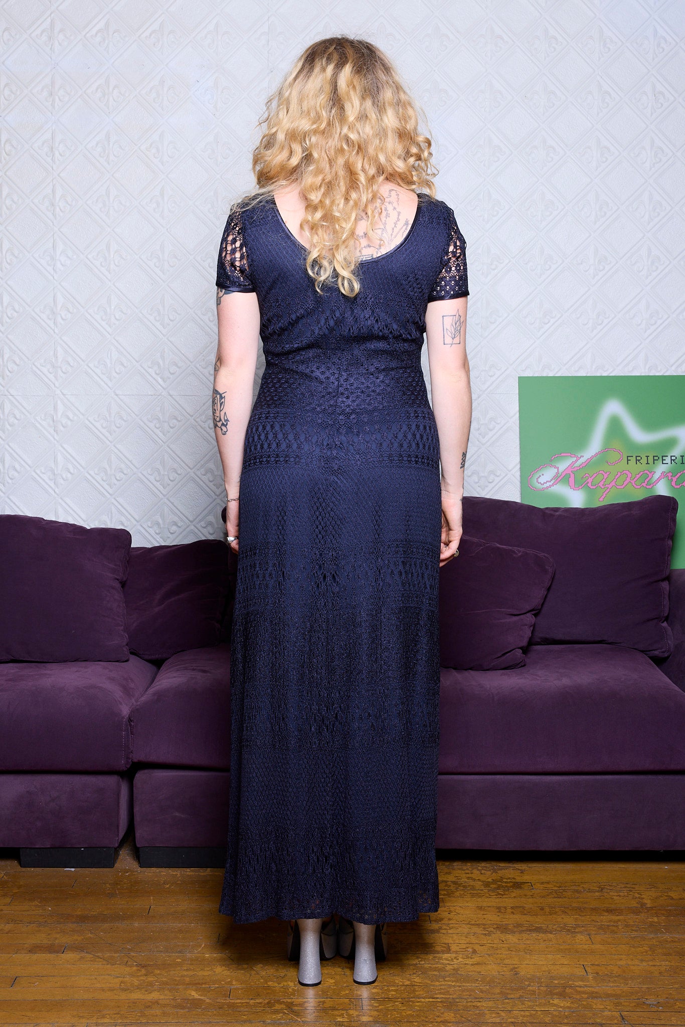 ROBE BLEUE SOPHISTICATE