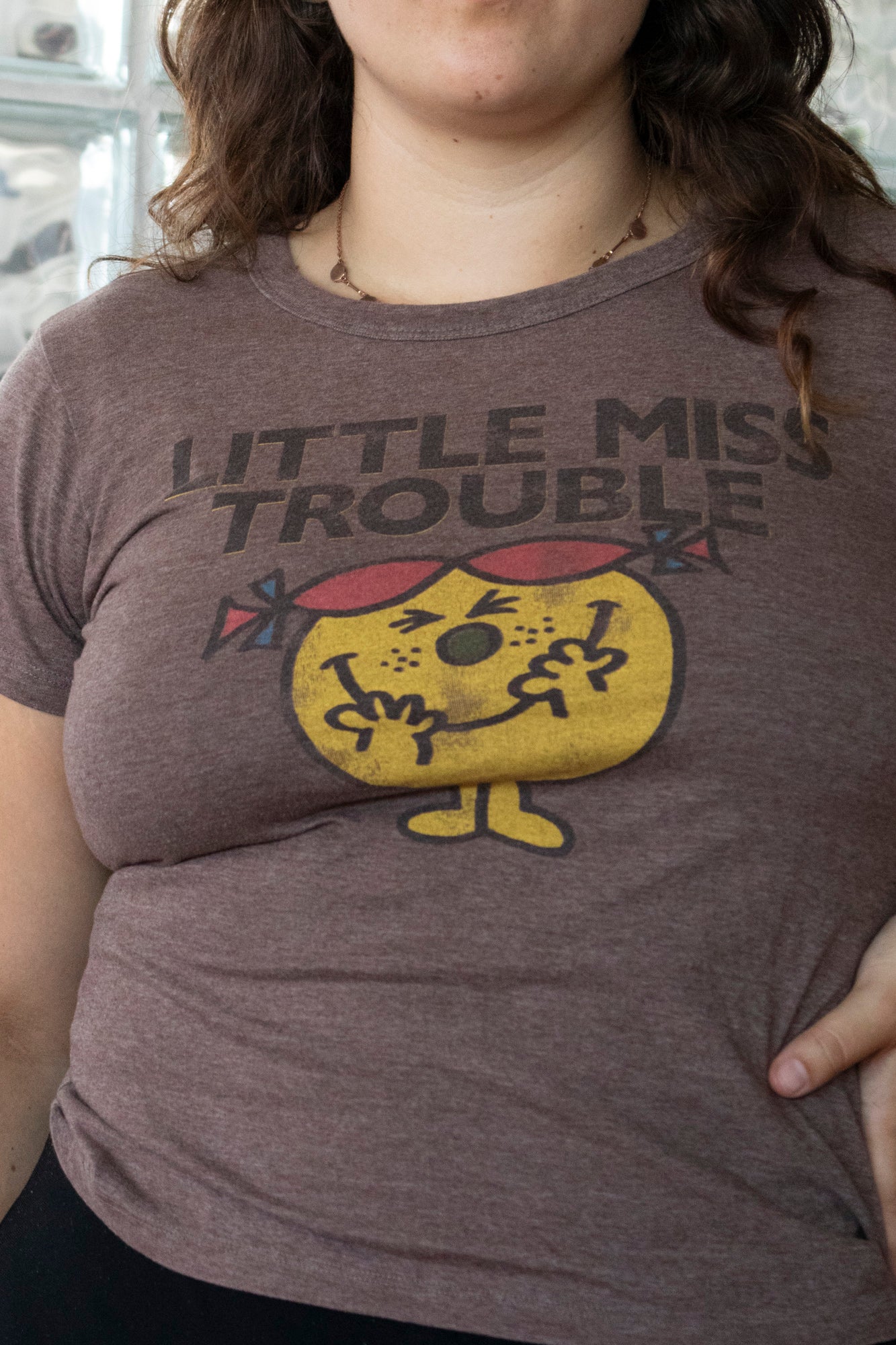 T-SHIRT LITTLE MISS TROUBLE